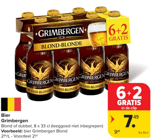 Promotie: Bier blond of dubbel