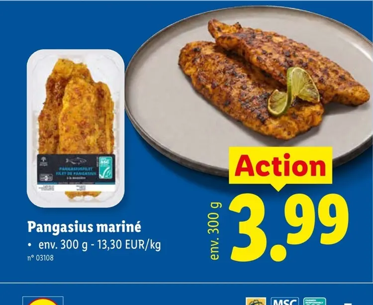Offre: Pangasius mariné