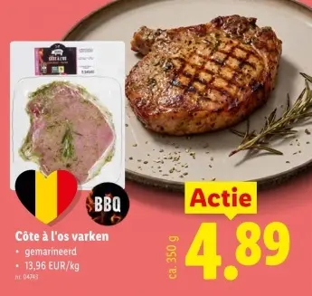 Promotie: Côte à l'os varken