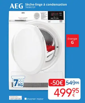 Offre: AEG Sèche-linge à condensation