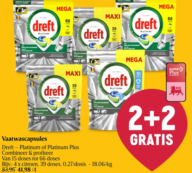 Promotie: Vaatwascapsules