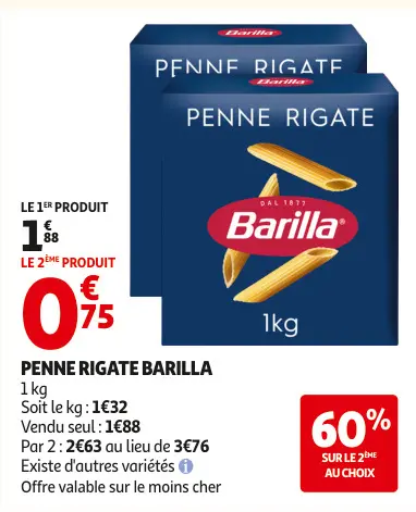 Promotie: Penne rigate
