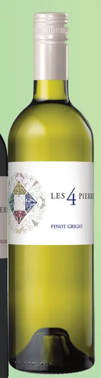 Aanbieding: Les 4 pierres pinot grigio doos à 6 flessen voor €33,99
