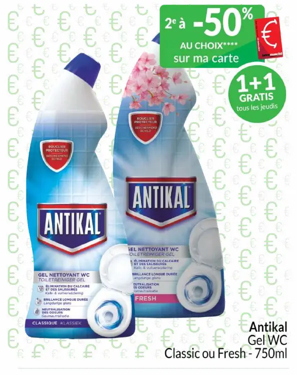 Offre: Gel WC Classic ou Fresh
