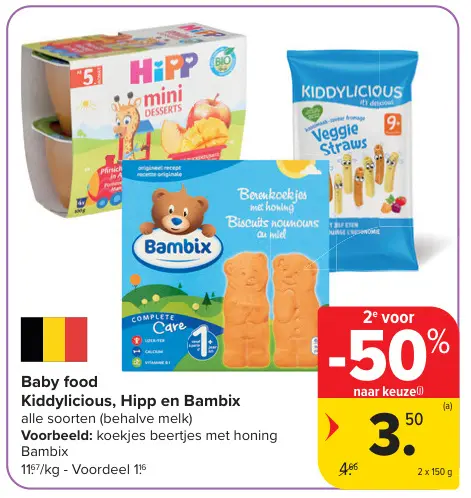 Promotie: Baby food