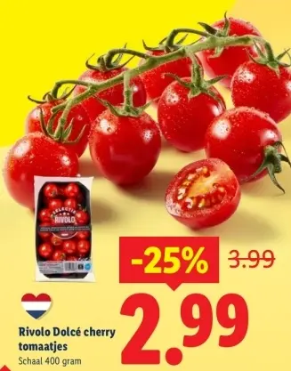 Aanbieding: Rivolo Dolcé cherry tomaatjes