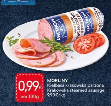 Aanbieding: Kiełbasa krakowska parzona