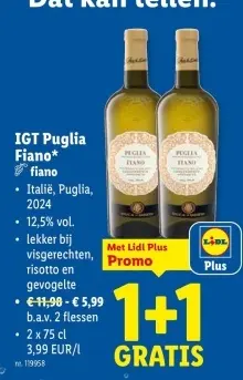 Promotie: IGT Puglia Fiano