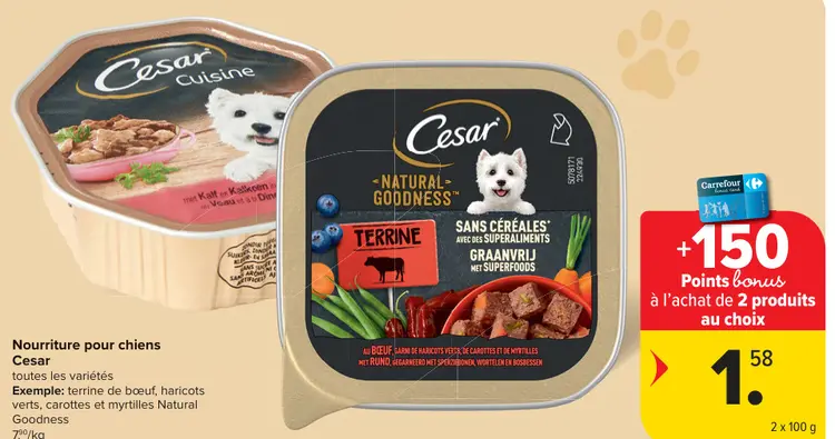 Offre: Nourriture pour chiens