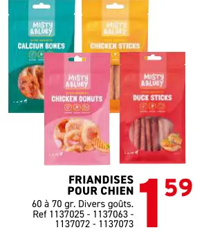 Offre: Friandises pour chien