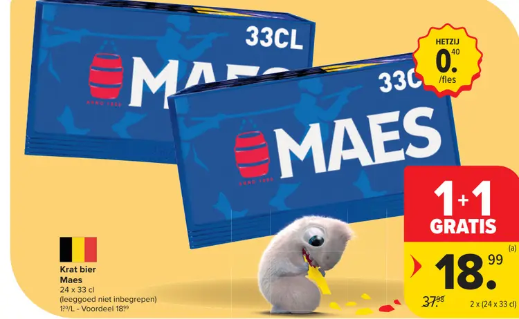 Promotie: Krat bier Maes
