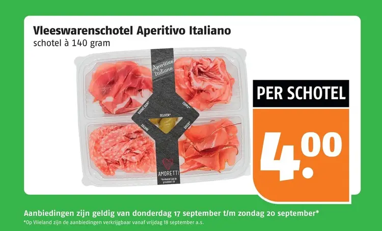 Aanbieding: Vleeswarenschotel Aperitivo Italiano