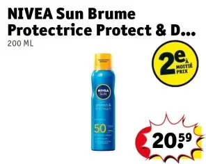 Offre: NIVEA Sun Brume Protectrice Protect & D...