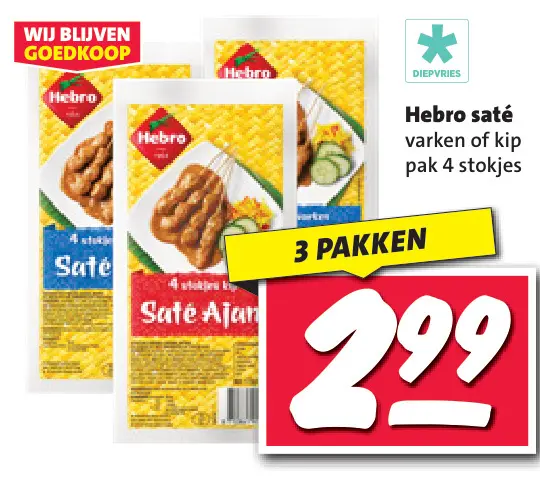 Aanbieding: Hebro saté