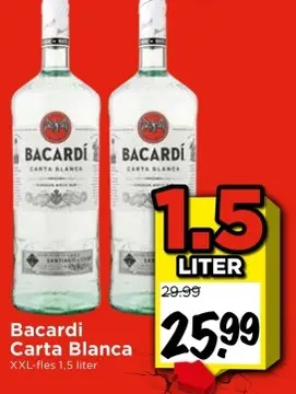 Aanbieding: Bacardi Carta Blanca