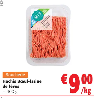 Offre: Hachis Bœuf-farine de fèves