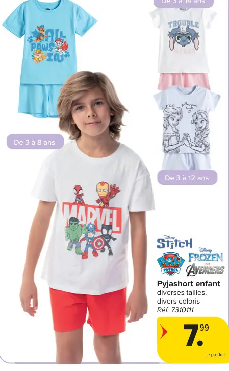 Offre: Pyjashort enfant