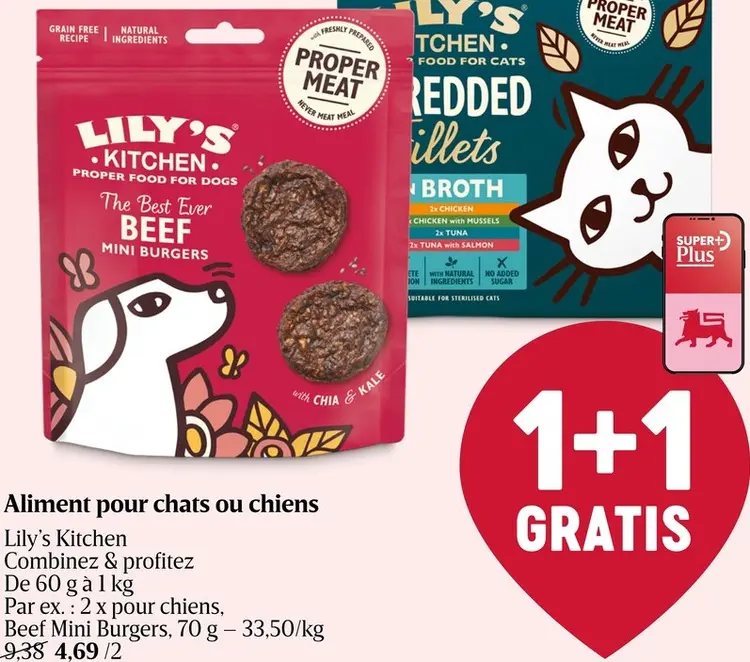 Offre: Aliment pour chats ou chiens