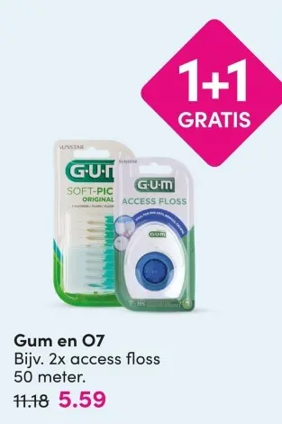 Aanbieding: Gum en O7
