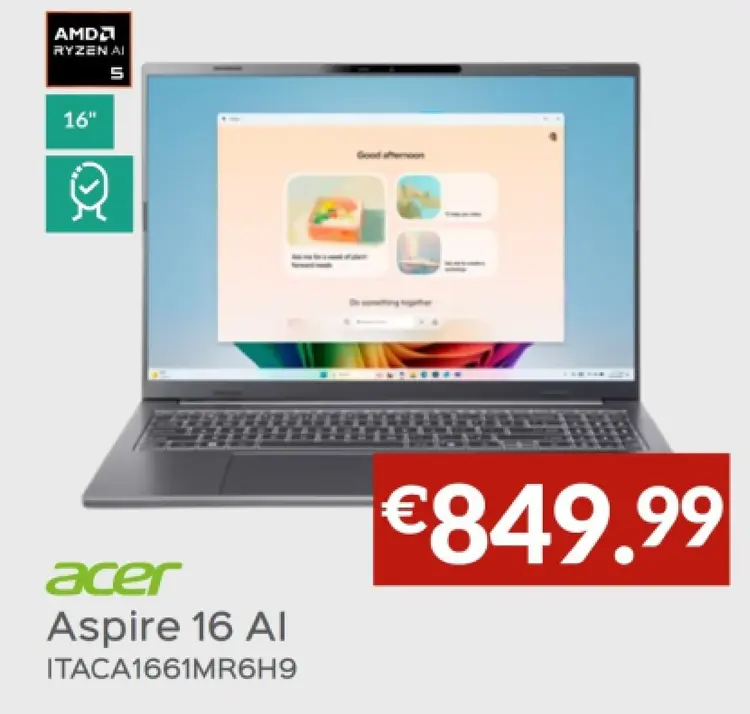 Promotie: Acer Aspire 16 AI