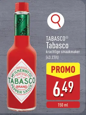 Promotie: Tabasco