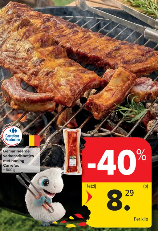 Promotie: Gemarineerde varkensribbetjes met honing