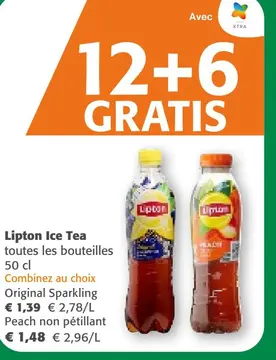 Offre: Lipton Ice Tea Original Sparkling