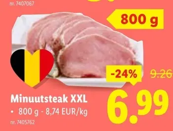 Aanbieding: Minuutsteak XXL