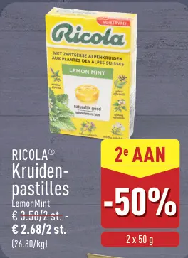 Promotie: Kruidenpastilles LemonMint