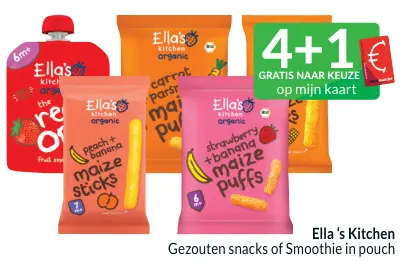 Promotie: Gezouten snacks of Smoothie in pouch