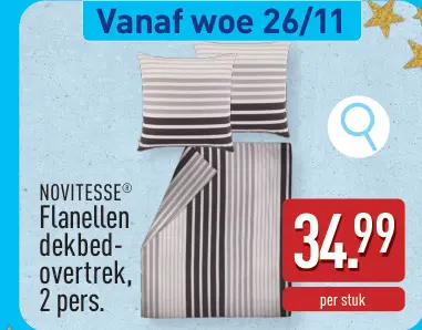 Aanbieding: Flanellen dekbedovertrek