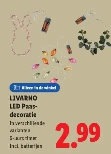 Aanbieding: LED Paas-decoratie