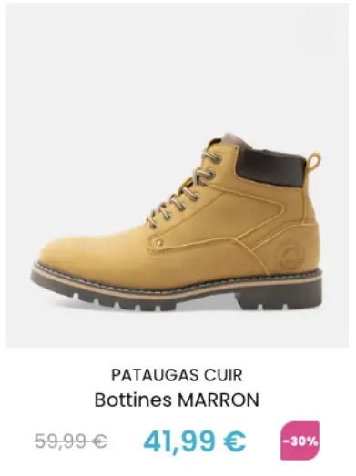Offre: Bottines MARRON