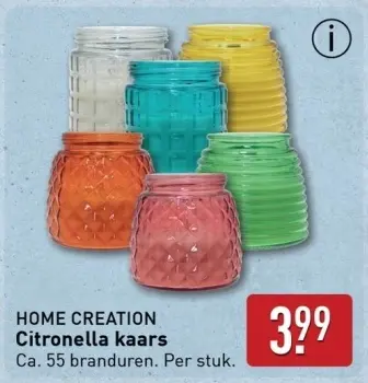 Aanbieding: Citronella kaars