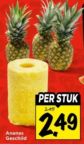 Ananas Geschild