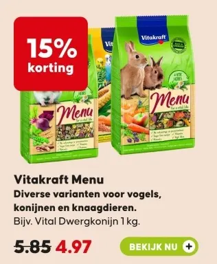 Aanbieding: Vitakraft Menu
