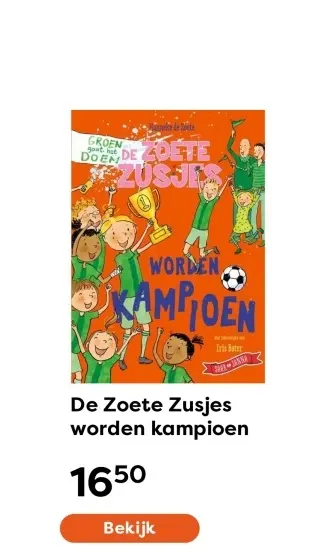 Aanbieding: De Zoete Zusjes worden kampioen