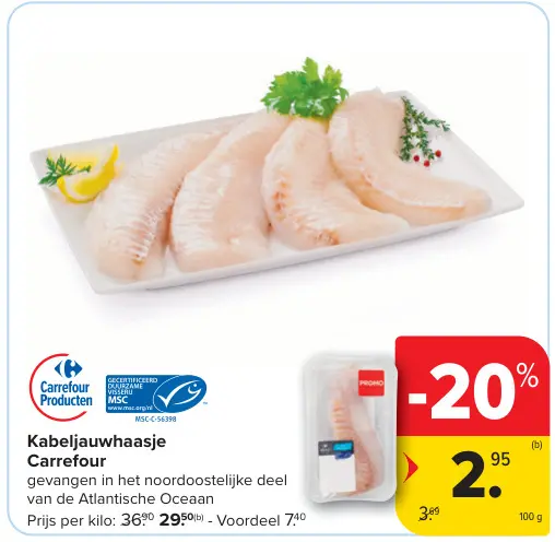 Promotie: Kabeljauwhaasje