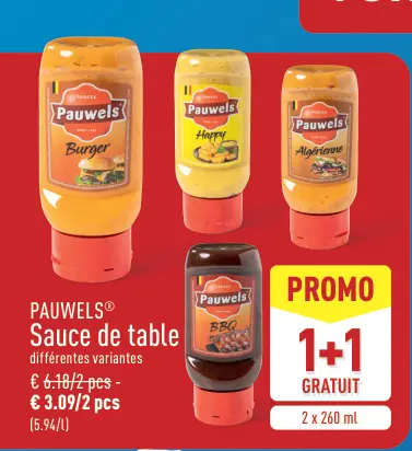 Offre: Pauwels Sauce de table