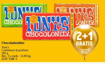 Aanbieding: Chocoladetablet Tony's