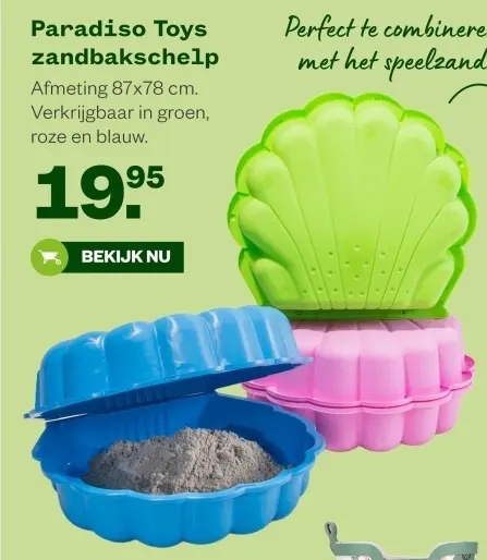Aanbieding: Paradiso Toys zandbakschelp