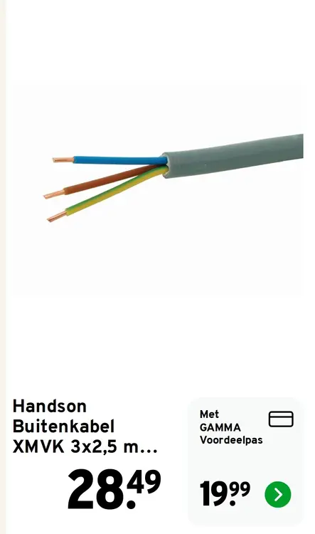 Aanbieding: Buitenkabel XMVK