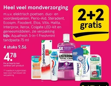 Aanbieding: Heel veel mondverzorging