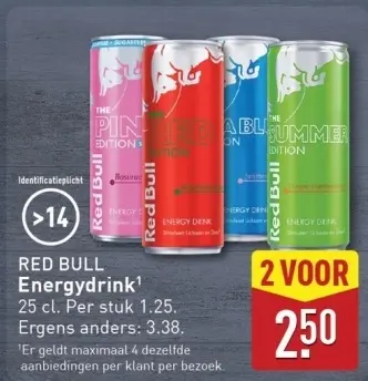 Aanbieding: RED BULL Energydrink
