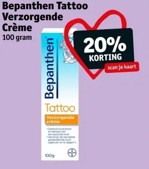Aanbieding: Bepanthen Tattoo Verzorgende Crème