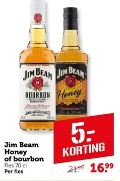 Aanbieding: Jim Beam Honey of bourbon