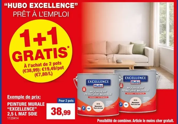 Offre: Peinture murale "Excellence"