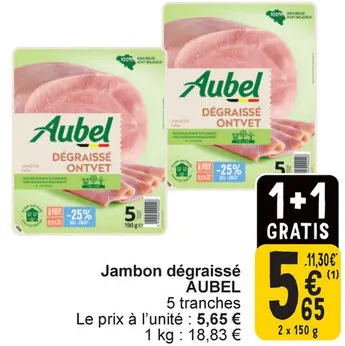 Offre: Jambon dégraissé
