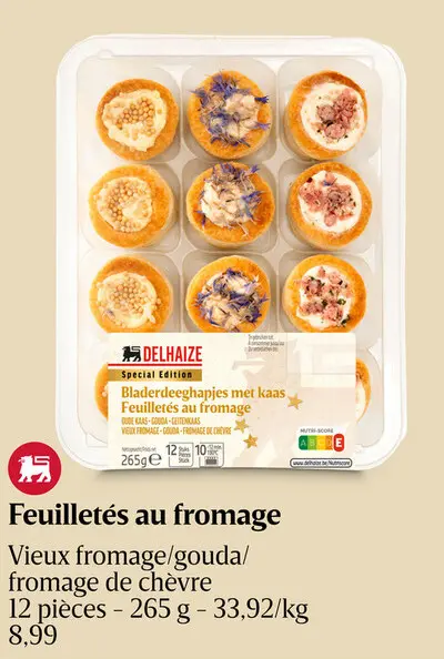 Offre: Feuilletés au fromage