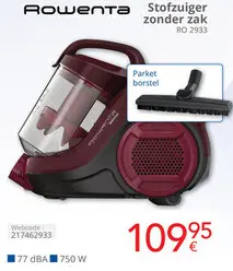 Promotie: Stofzuiger zonder zak